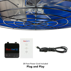 Quiet Cool CL-1500 RF 1472 CFM Whole House Fan with Wireless Control