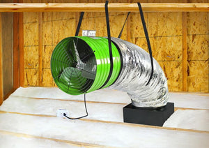 Quiet Cool ES3100 Whole House Fan in Attic