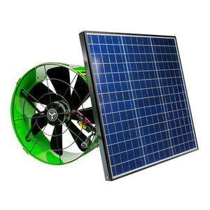 Gable Attic Fan 14" with 40 Watt Solar Panel - 1486 CFM